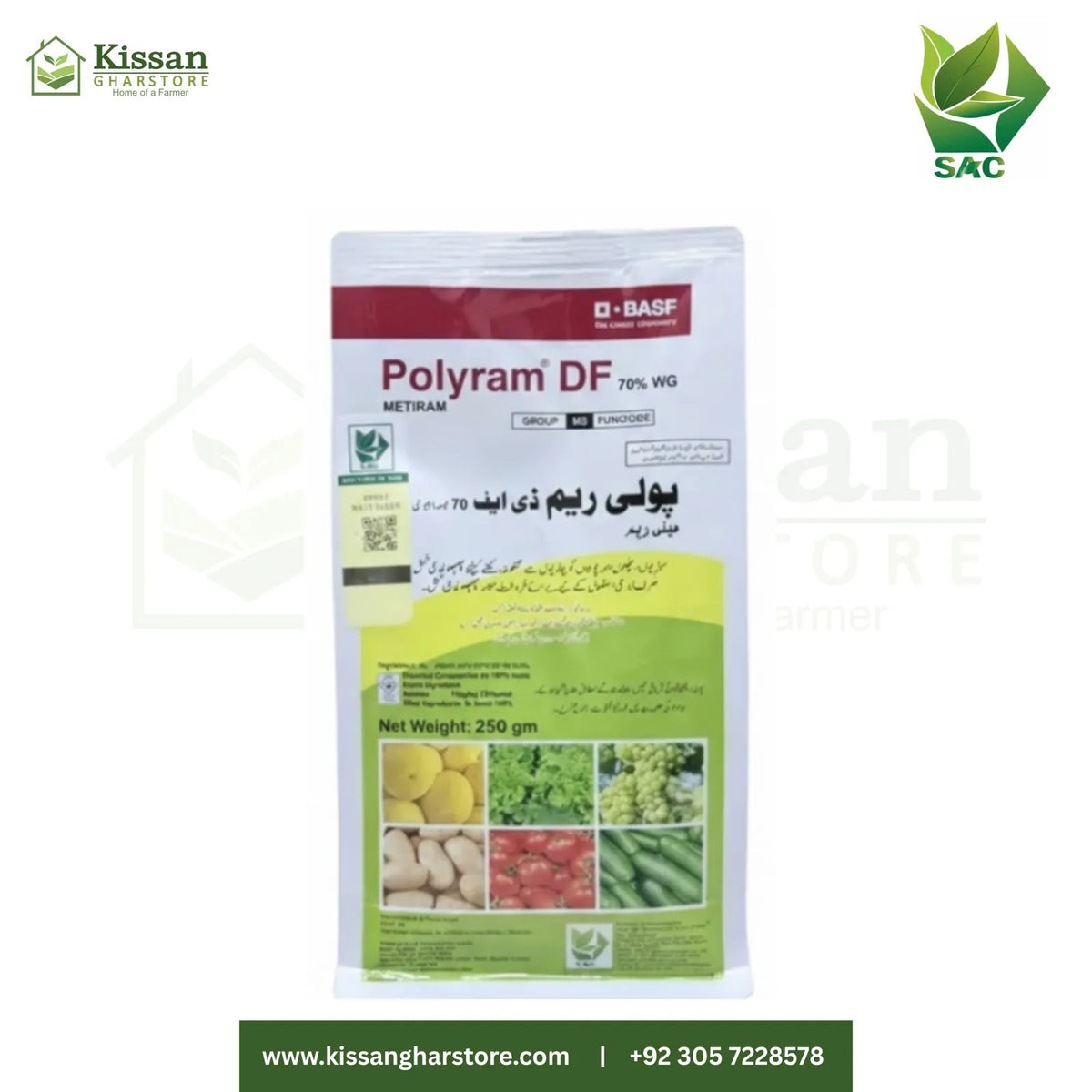 Polyram DF Fungicides Swat Agro Chemicals 250GM