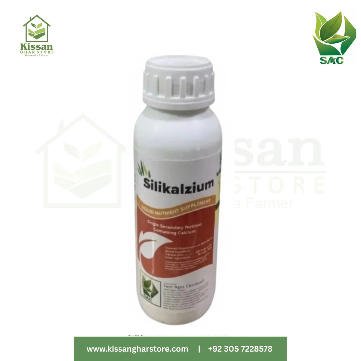 Silikalzium Crop Nutrition/Plant Growth Micronutrients Swat Agro Chemicals 500ML