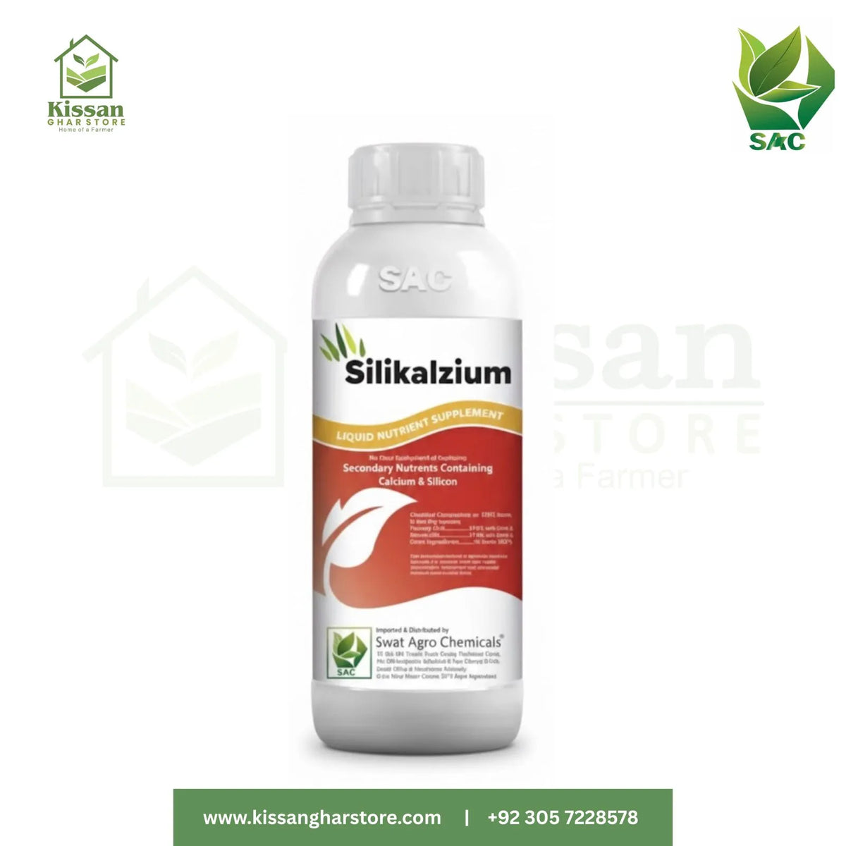 Silikalzium Crop Nutrition/Plant Growth Micronutrients Swat Agro Chemicals 1Liter