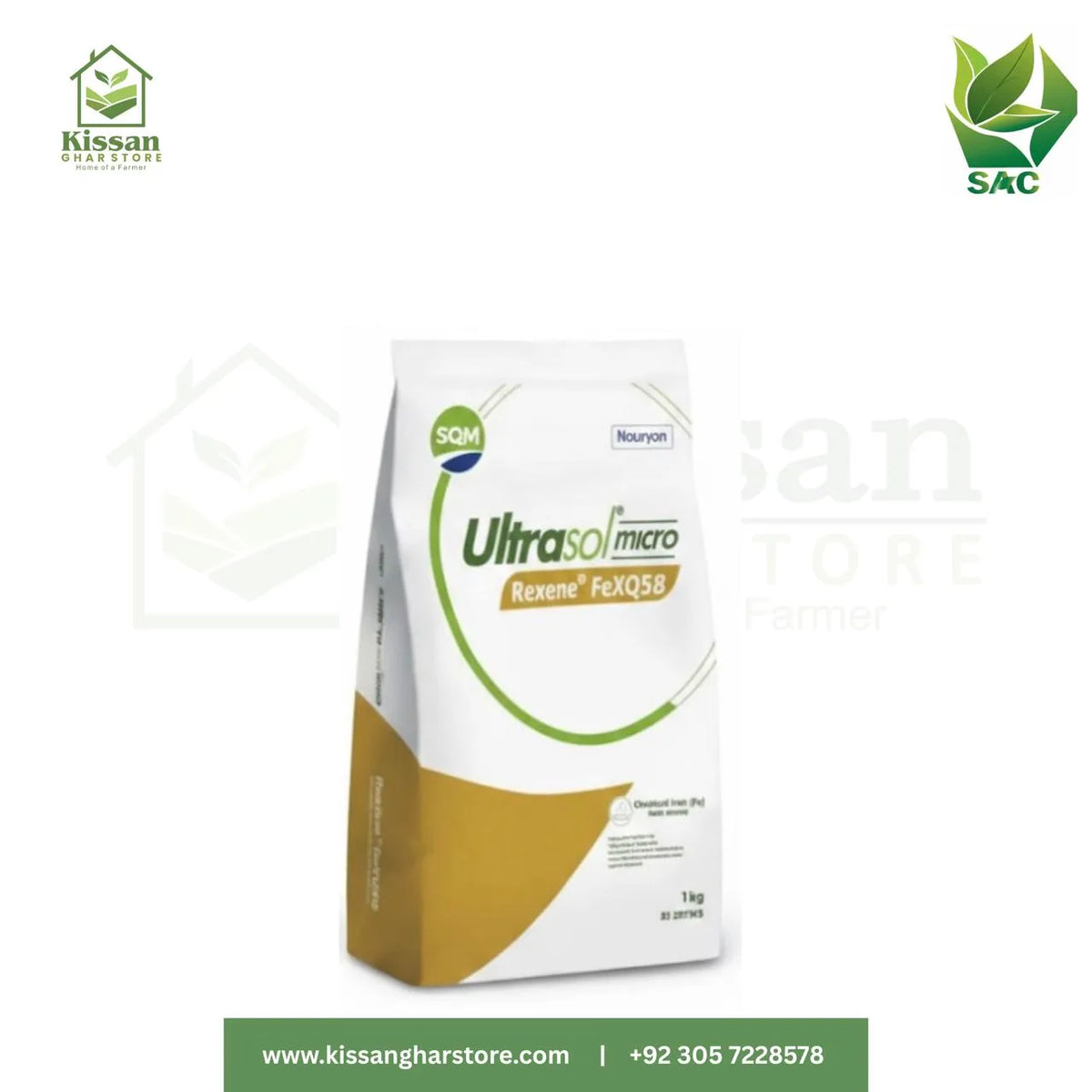 Ultrasol Micro Rexene FeXQ58 Crop Nutrition Micronutrients Swat Agro Chemicals1kg
