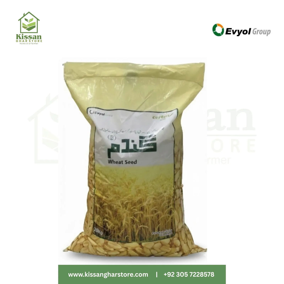 Champion 23 Seeds  Wheat Seeds Evyol Group Agpharma  Certus SeedsCombagro Kanzo Solvay 20KG