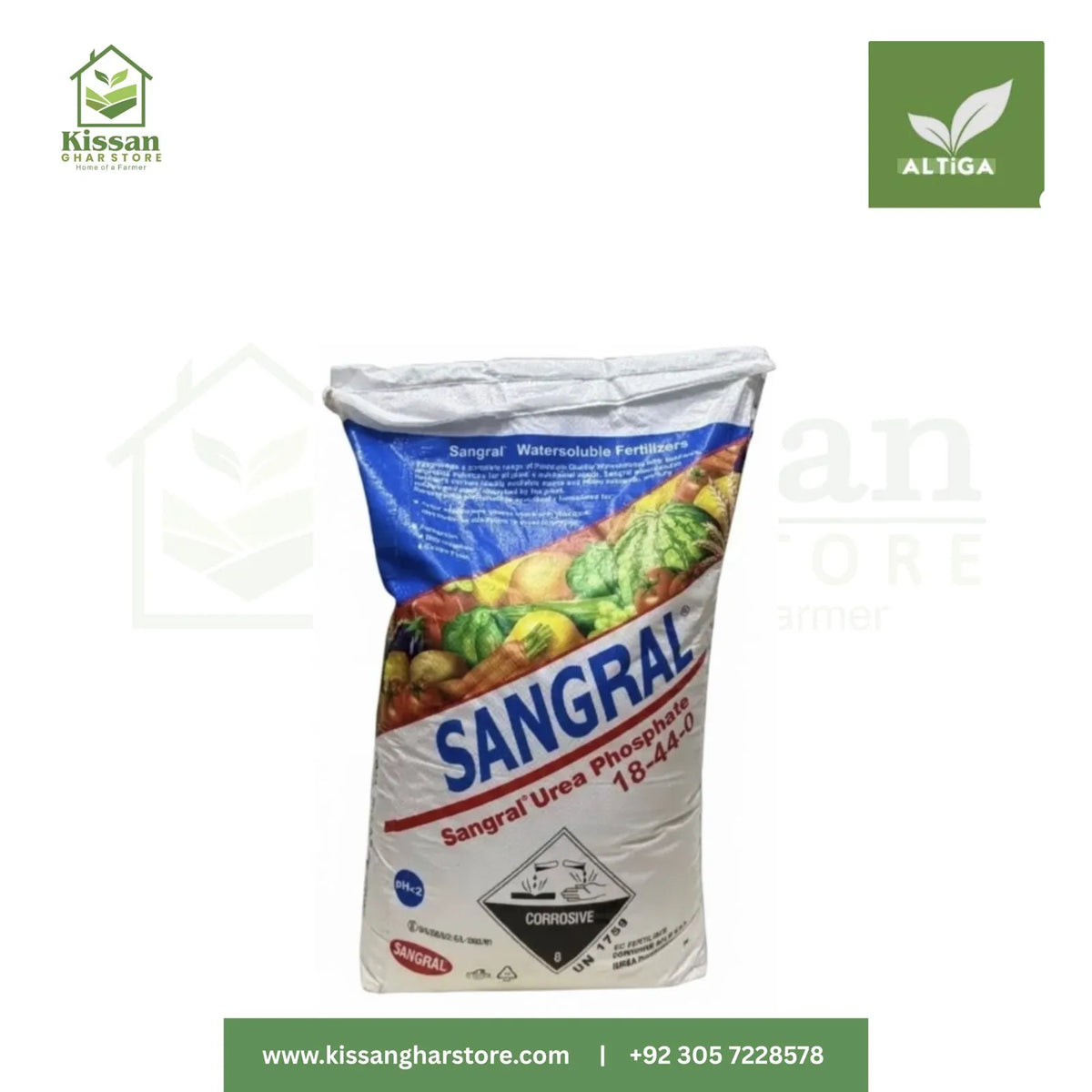 Sangral UP Urea Phosphate 18 44 25kg Altiga Agri Solutions