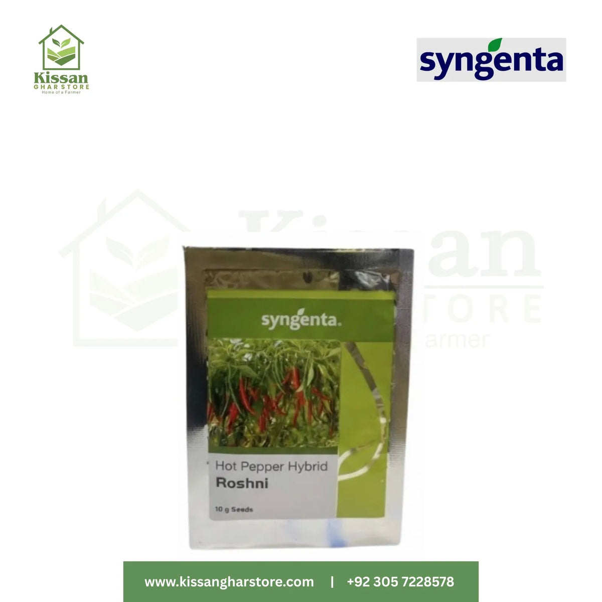 Roshni 10gm Hot Pepper Hybrid F1  Seeds Syngenta Pakistan