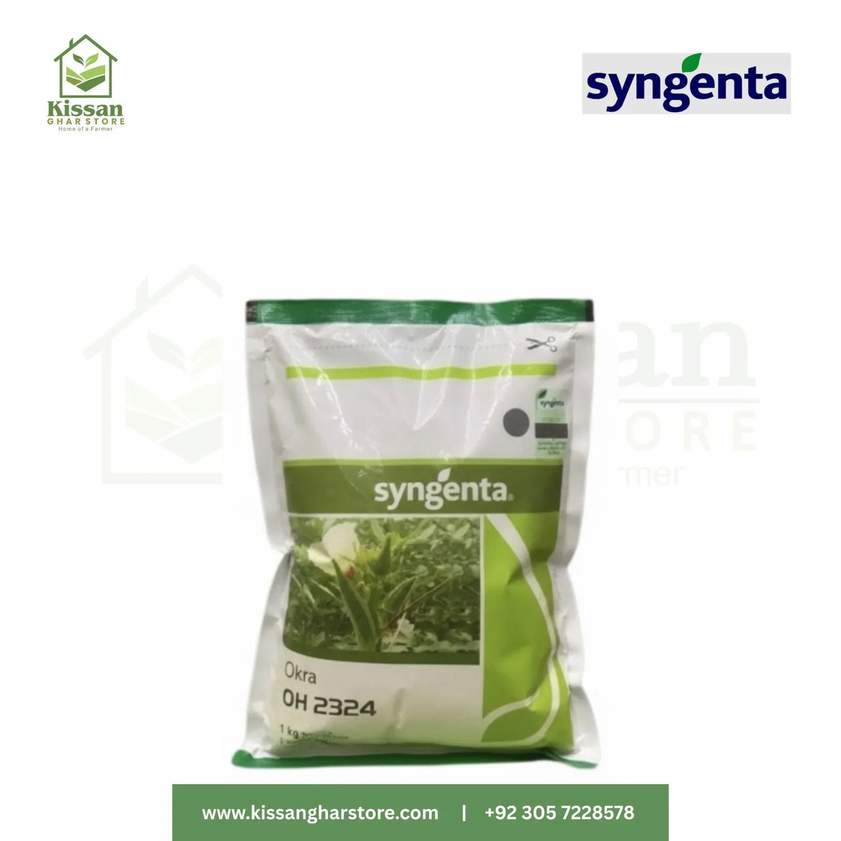 Okra OH 2324 F1 Hybrid Seed (Bhindi Seed) 1kg Syngenta Pakistan
