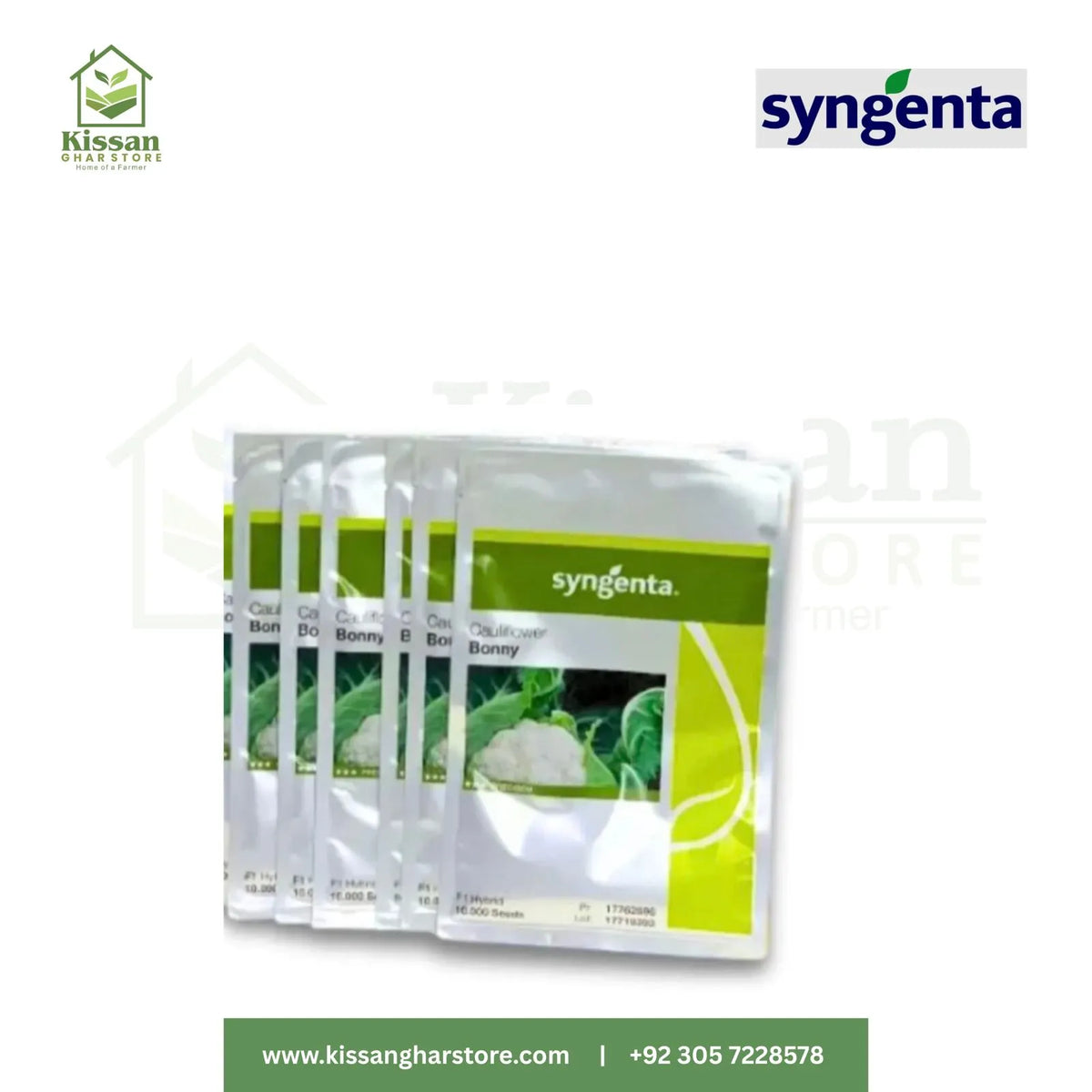 Bonny 10000 Seeds F1 Hybrid Cauliflower Syngenta Seeds