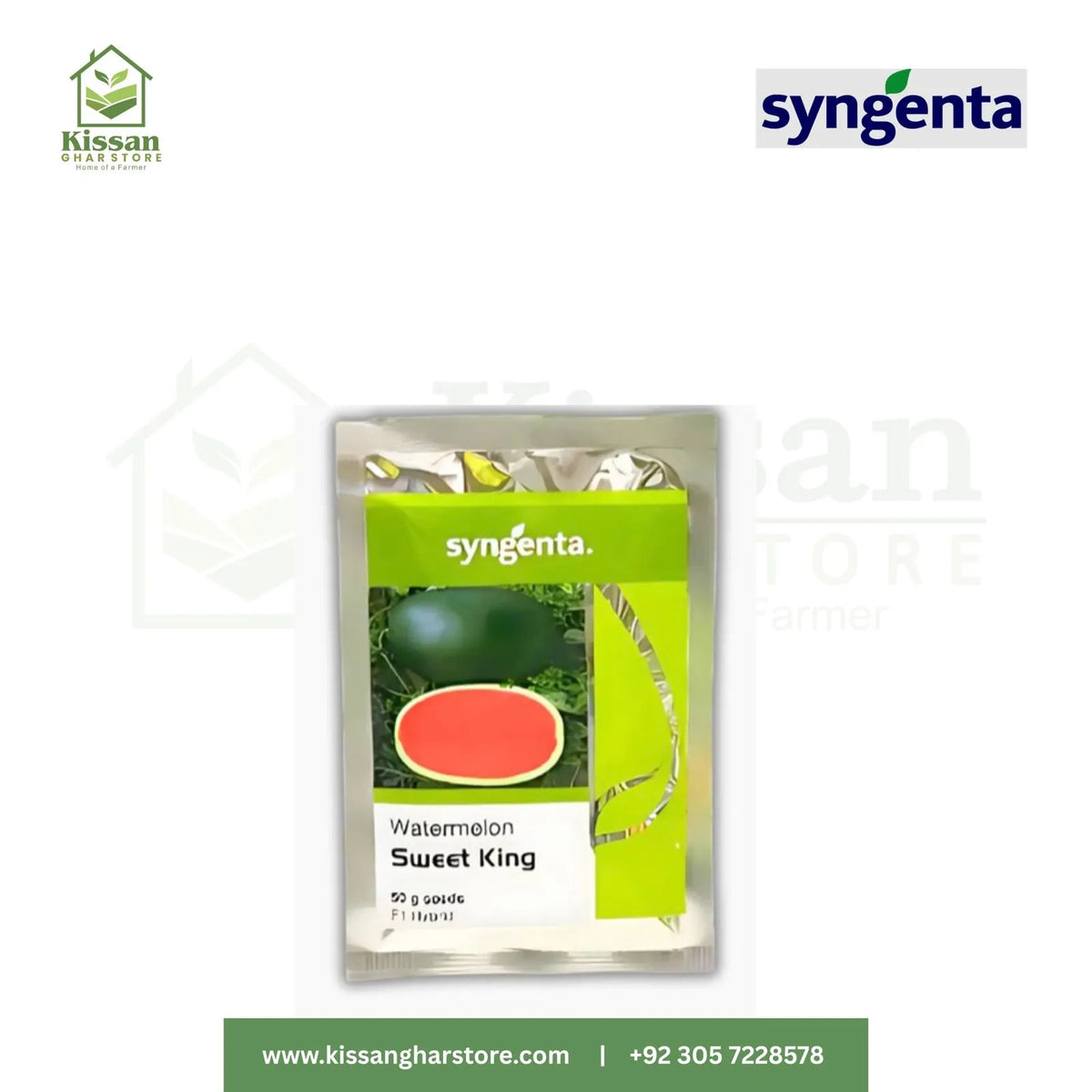Sweet King F1 Hybrid Watermelon Seeds 50GM – Syngenta Pakistan Limited