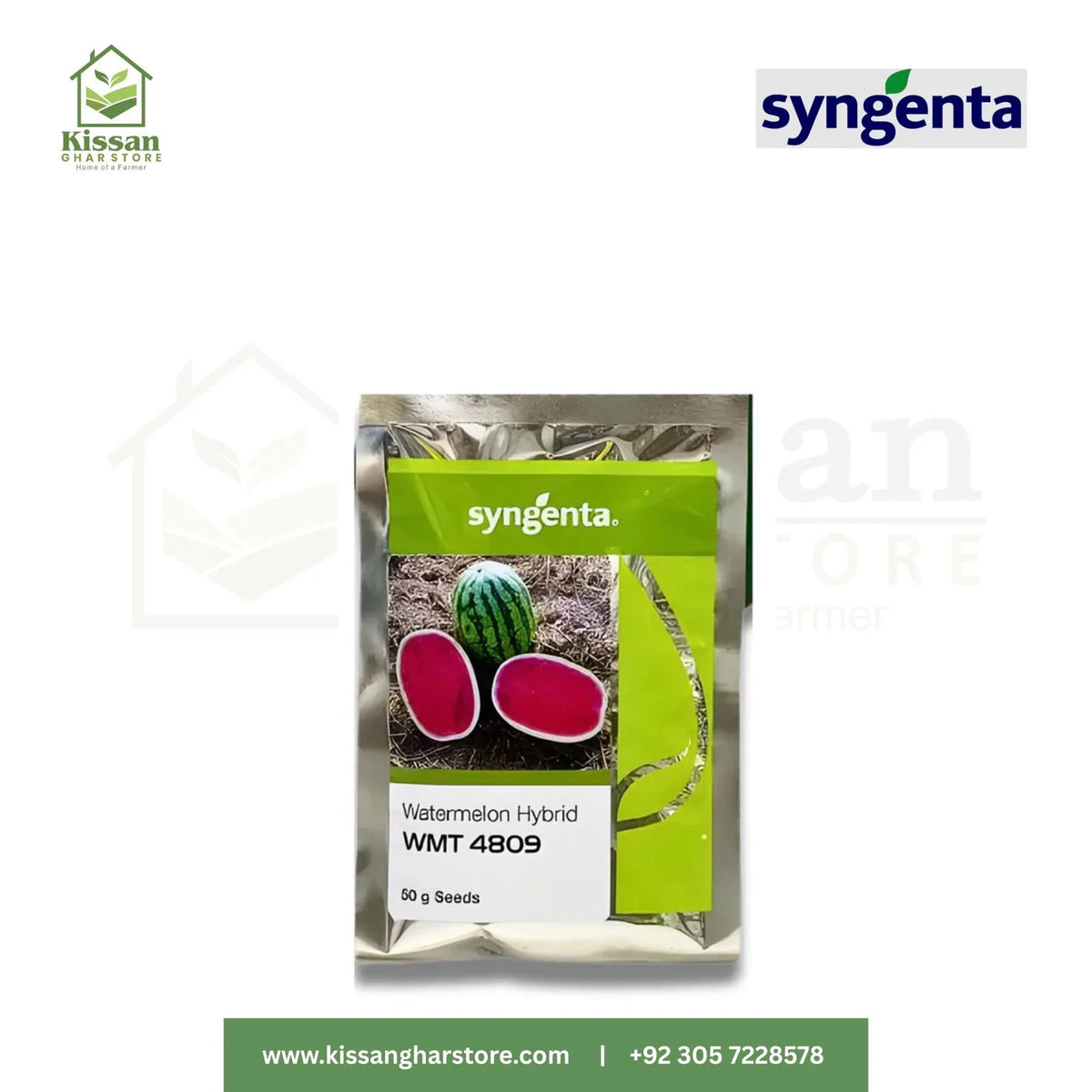 Hybrid Watermelon WMT 4809 Seeds 50GM Syngenta Pakistan Limited