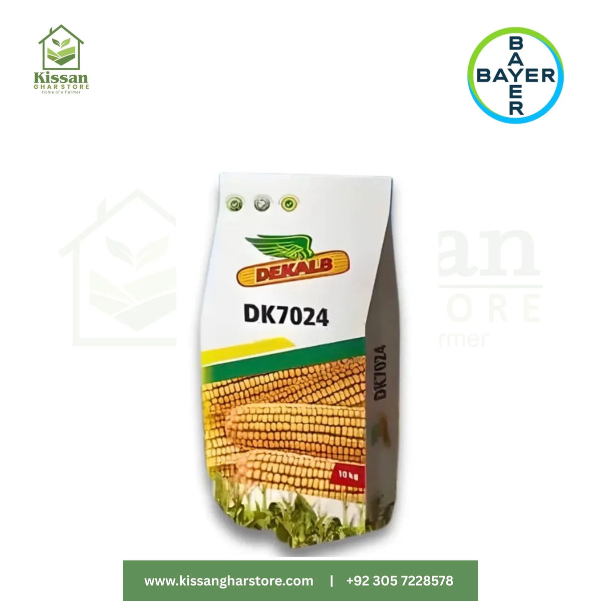 Dk 7024 Hybrid Corn Seed 35000Seeds Bayer Crop Science
