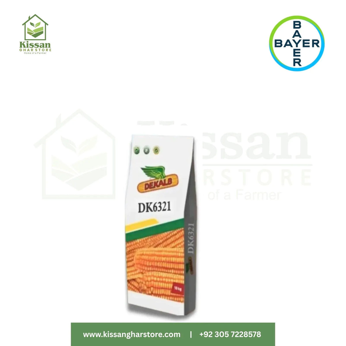 Dk 6321 Hybrid Corn Seed 10kg Monsanto Dekalb Bayer Maize Seeds Spring Corn
