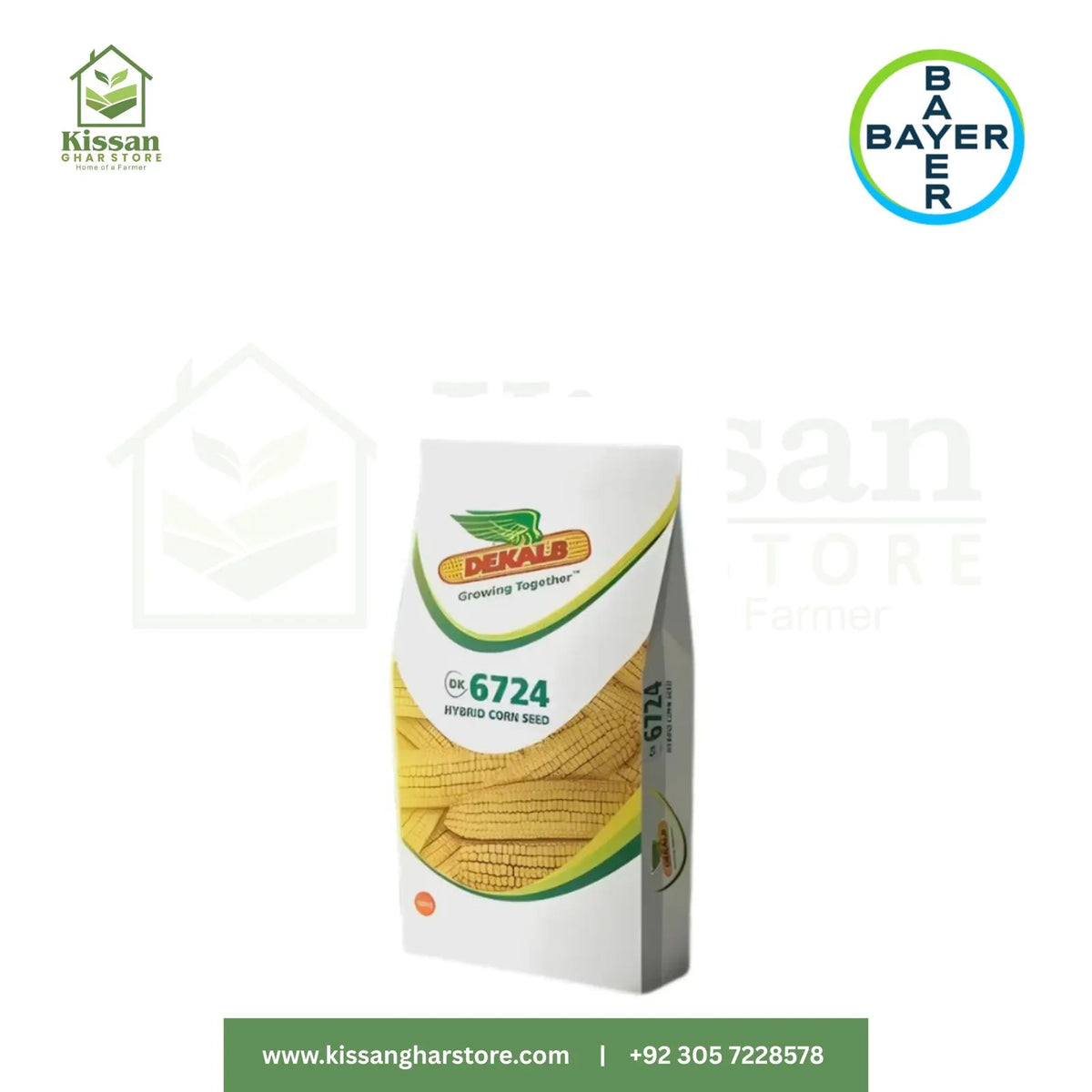 Dk 6724 Hybrid Corn Seed 10kg Monsanto Dekalb Bayer Maize Seeds Spring Corn