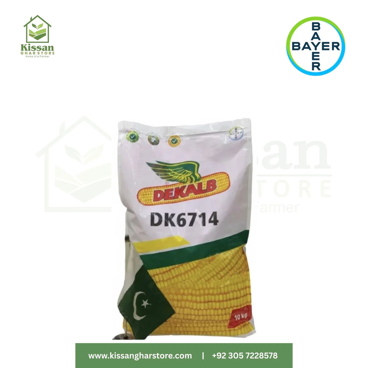 Dk 6714 Hybrid Corn Seed 10kg Monsanto Dekalb Bayer Maize Seeds