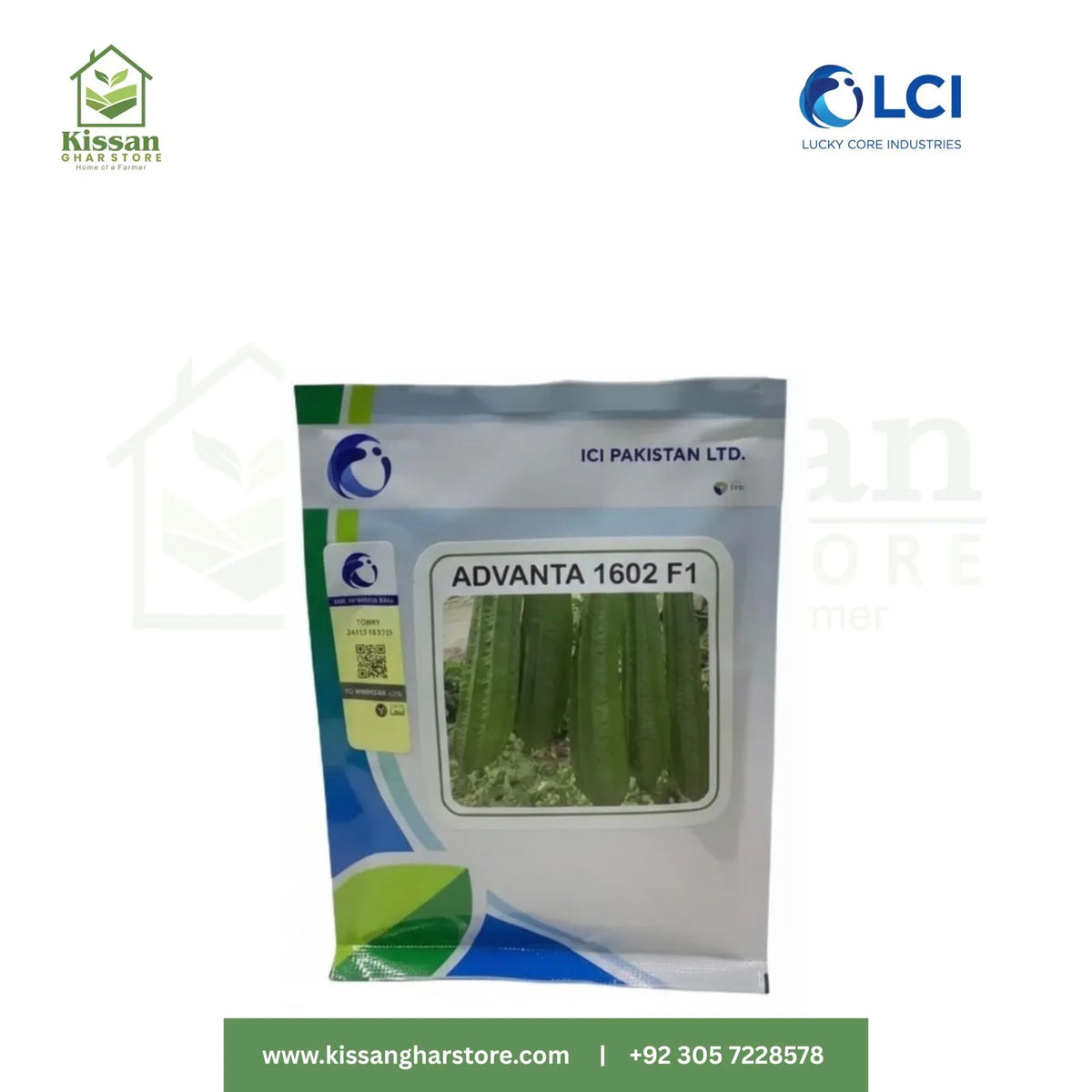 Ridge Gourd Advanta 1602 F1 Tori 50GM LCI Pakistan