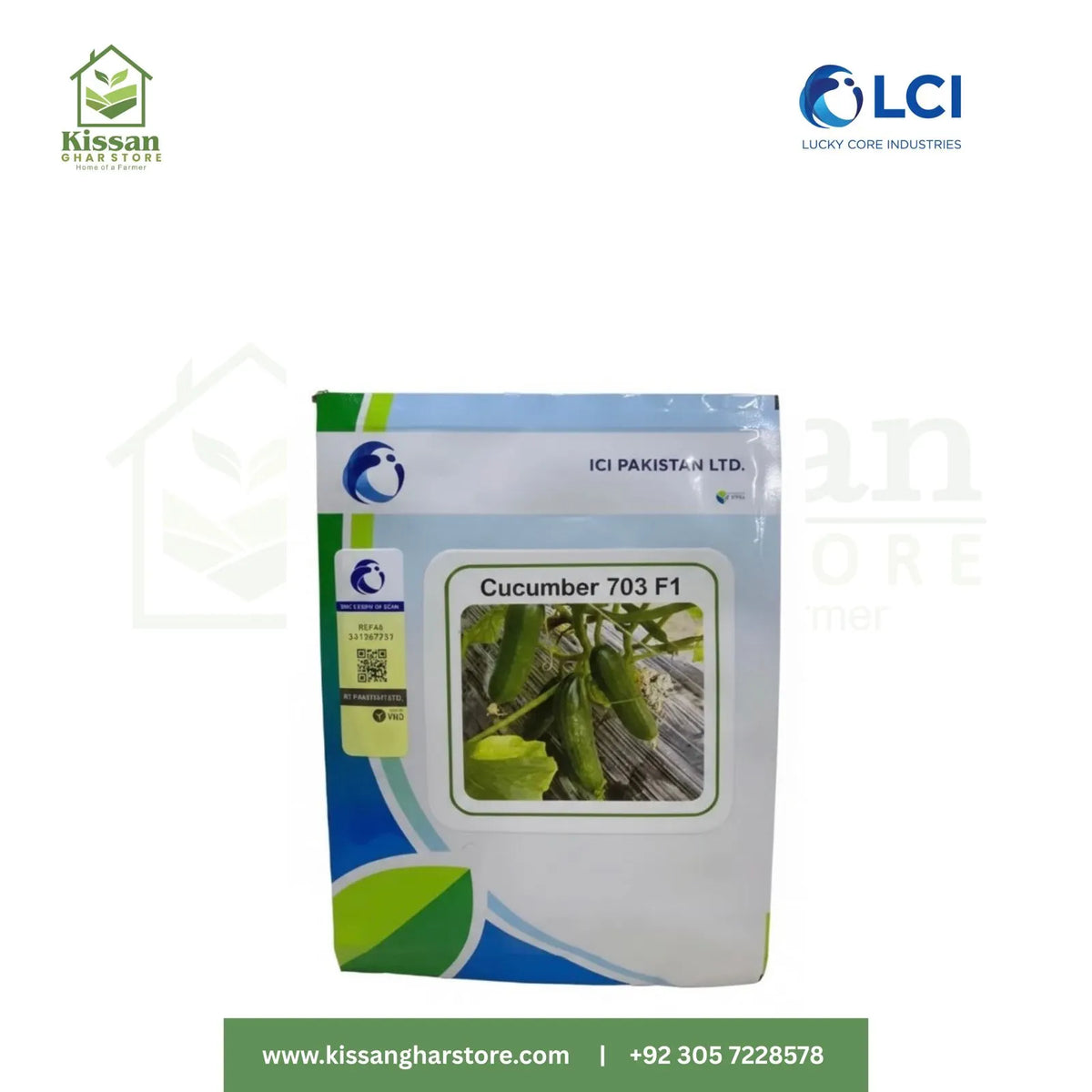 Advanta 703 F1 Hybrid Cucumber 10GM  LCI Pakistan