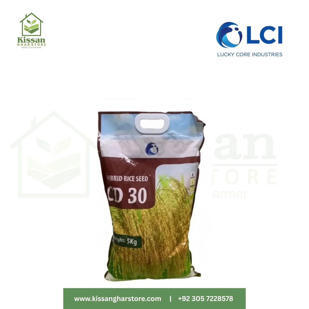 Hybrid Rice Seed Cd 30 5kg LCI Pakistan