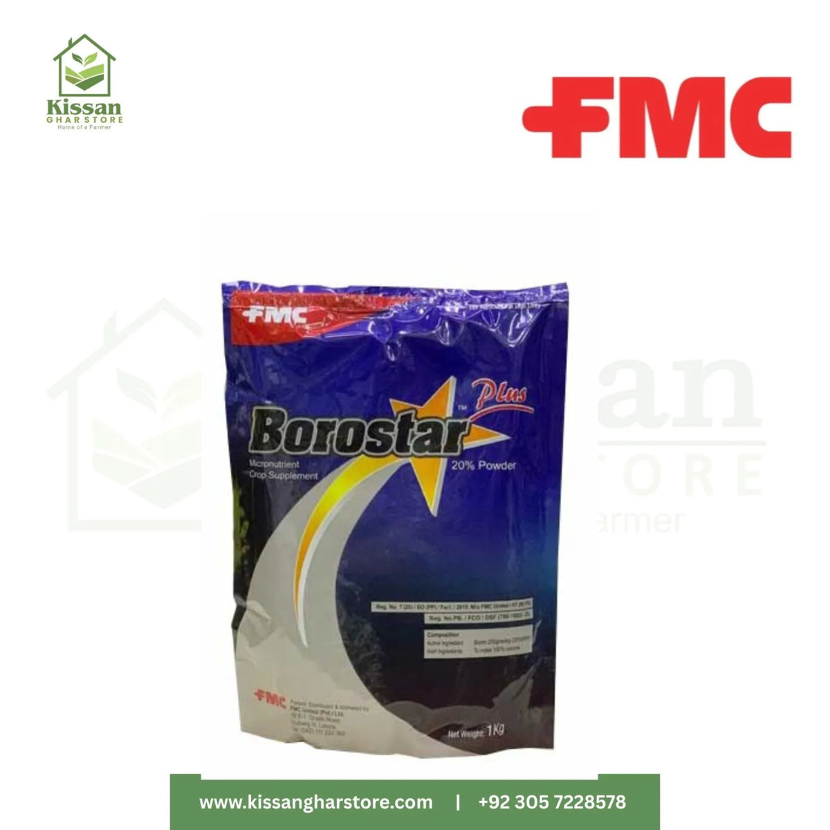 Borostar 20% Powder 1kg Fmc