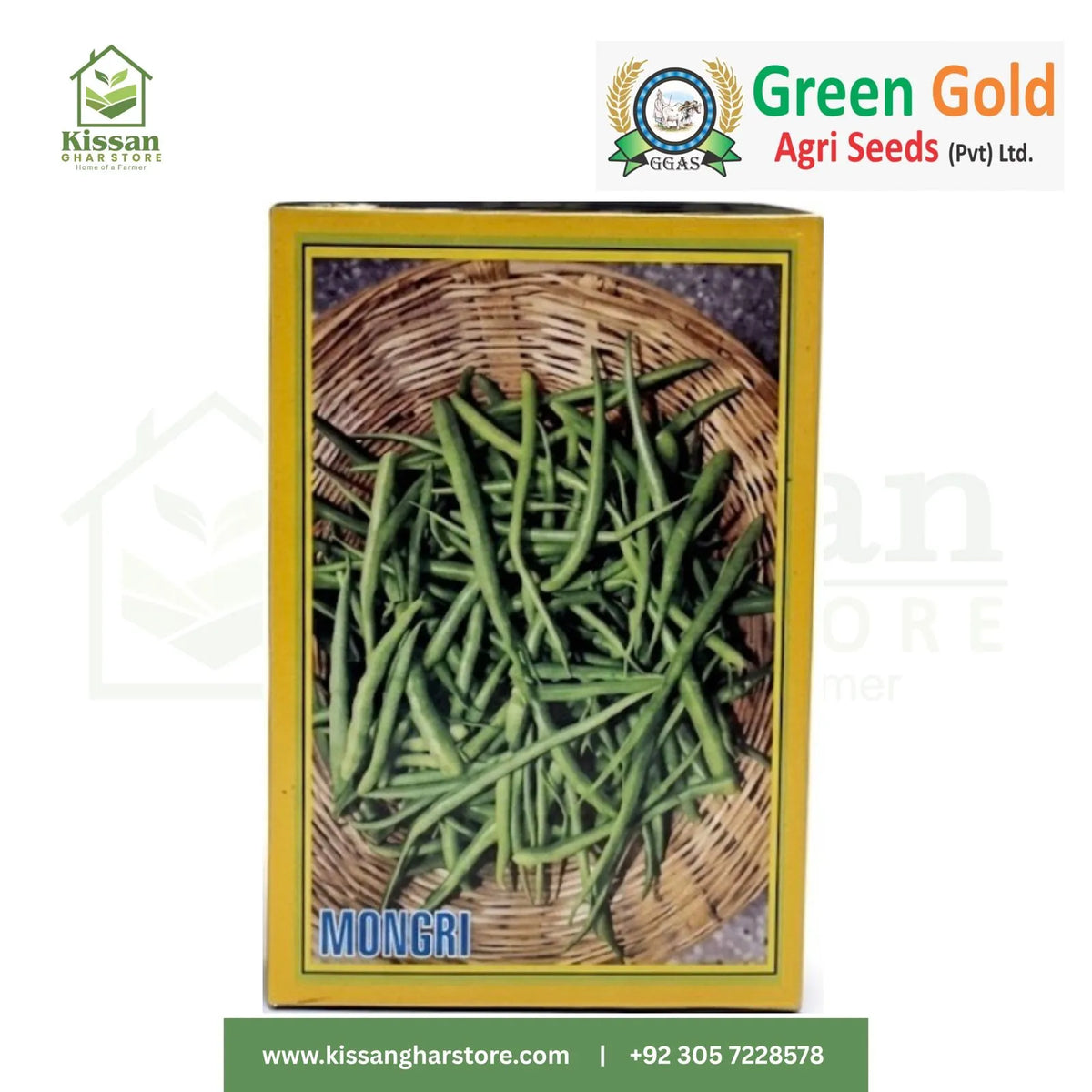 Mongri seed 100GM Vegetabe seedsGreen Gold
