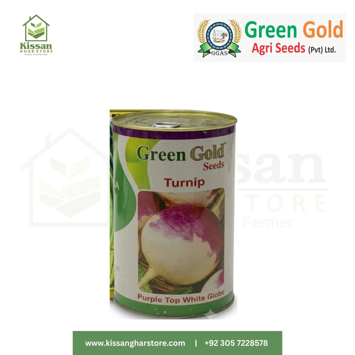 Turnip Purple Top White Globe 400gm  Green Gold