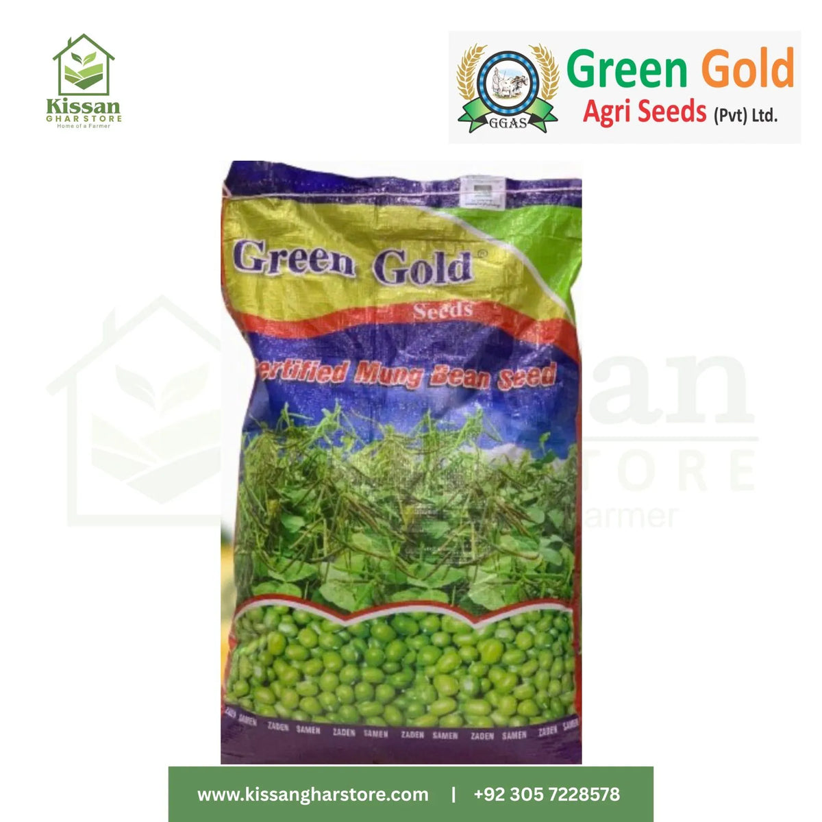 Green Gold Mung Bean Moongi Beej10kg