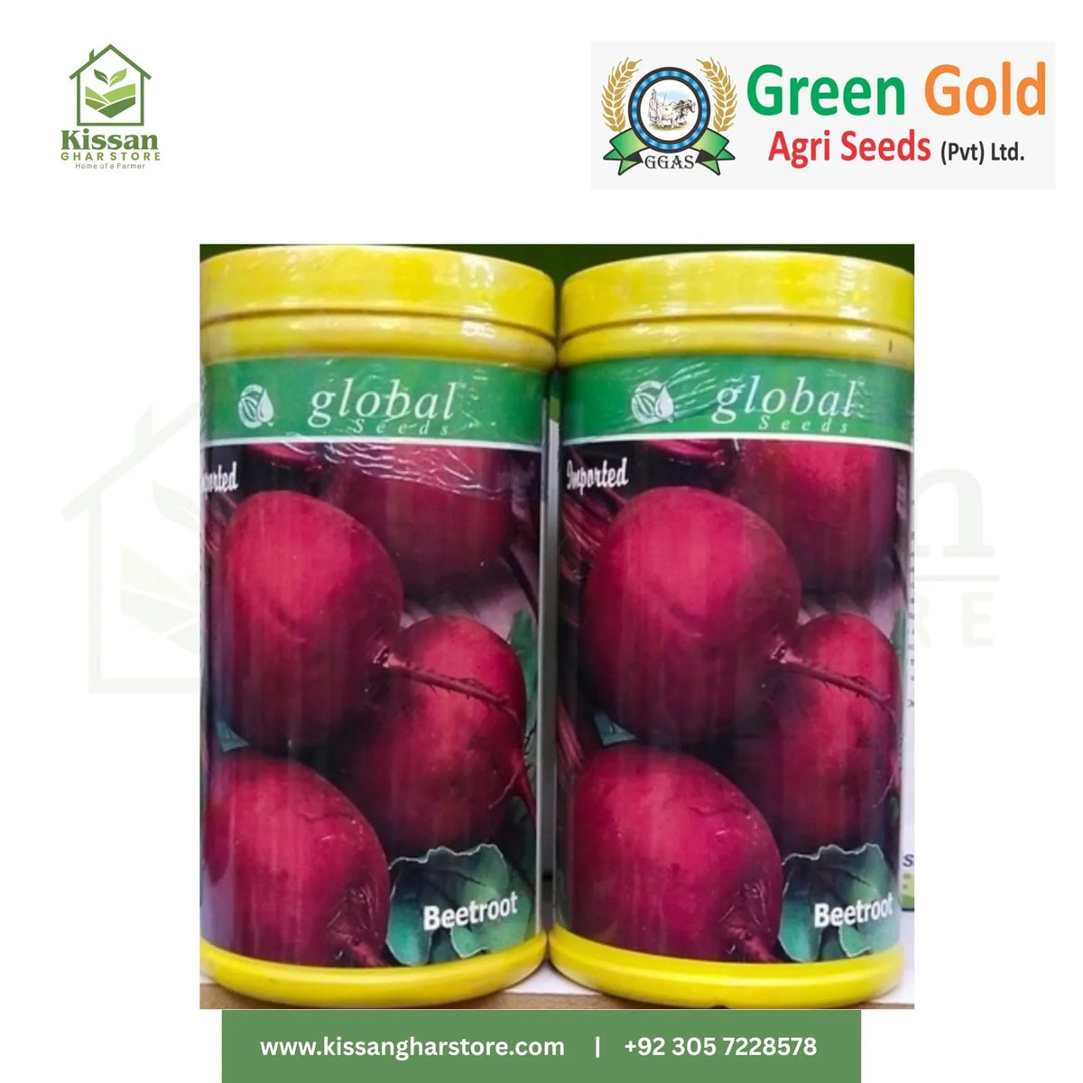 Beetroot Global Seeds Chakander 400gm Green Gold