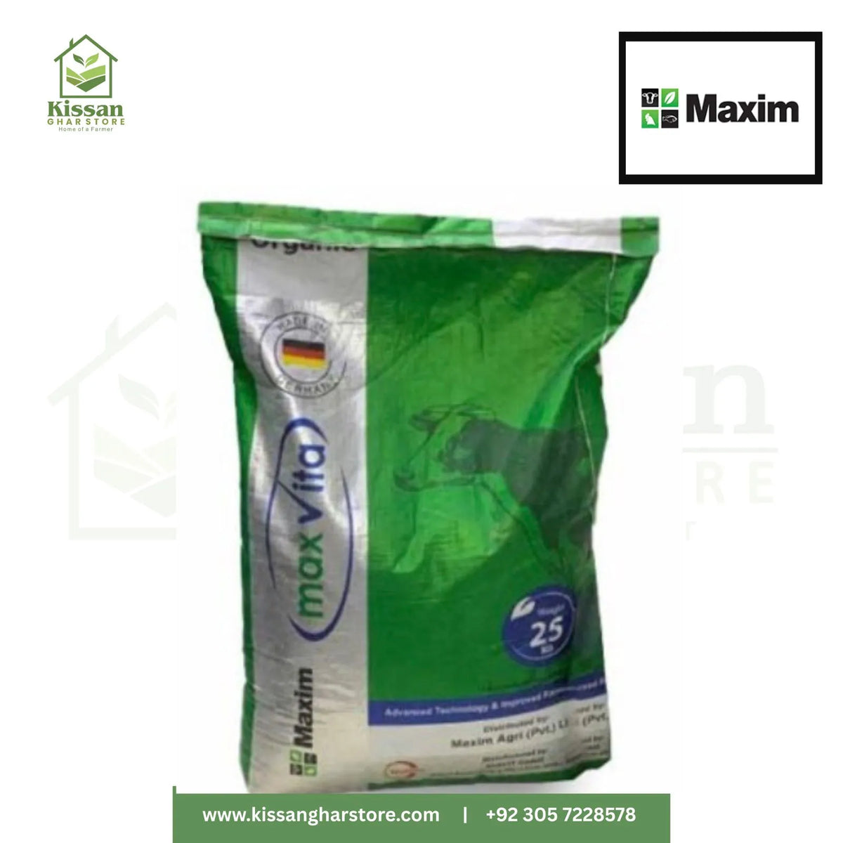 Maxvita Organic 25kg Maxim Agri