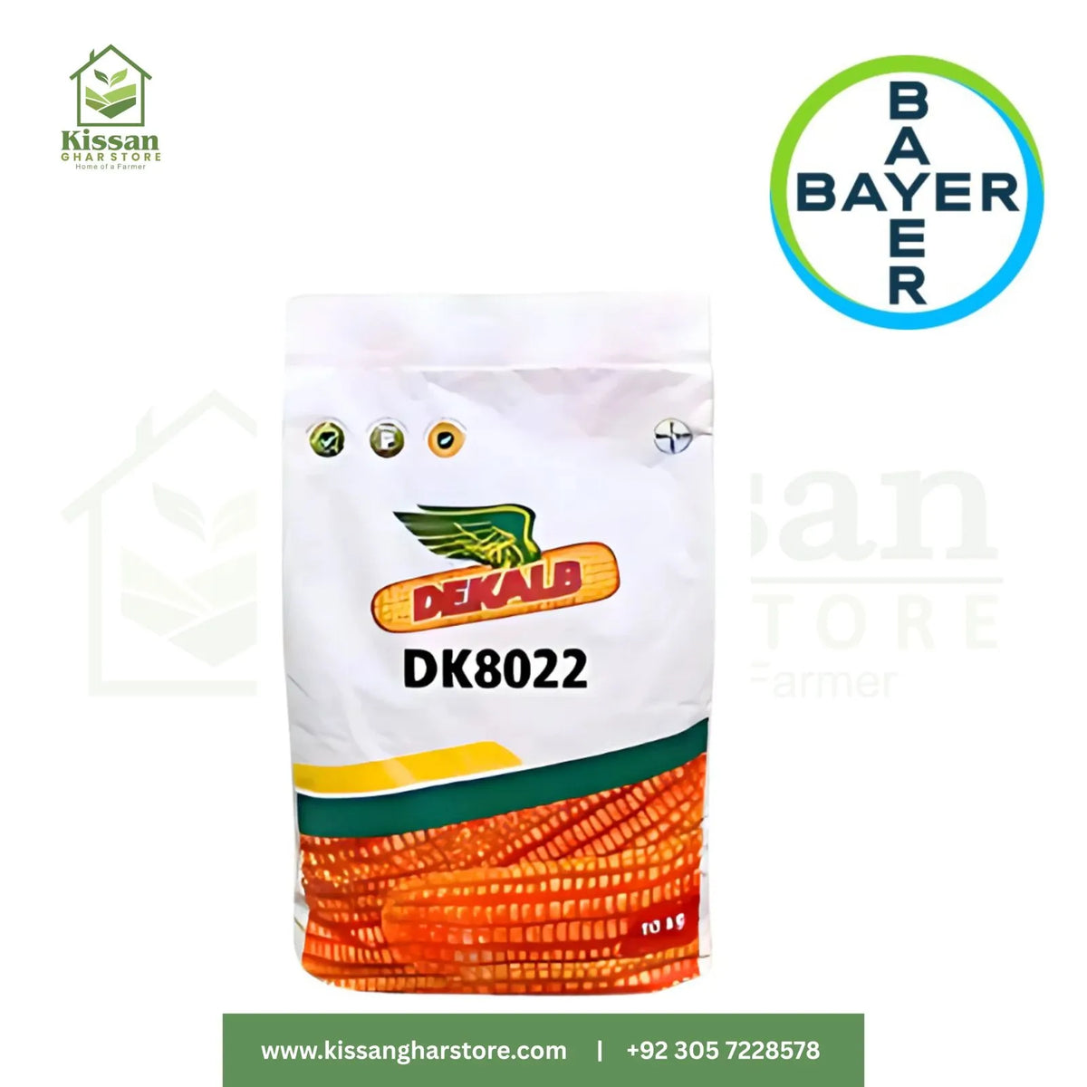 DK 8022 Hybrid Corn Seed 3500 Kernels Bayer Seeds