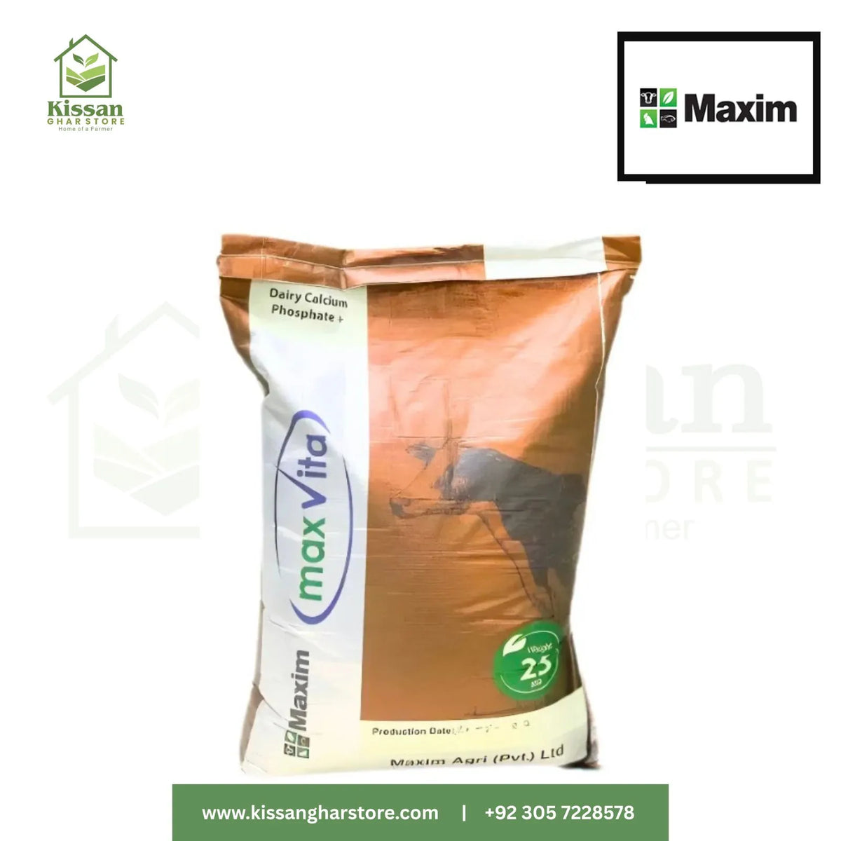 Dcp Plus Dairy Calcium Phosphate Plus 2.5kg Max Vita Maxim Agri