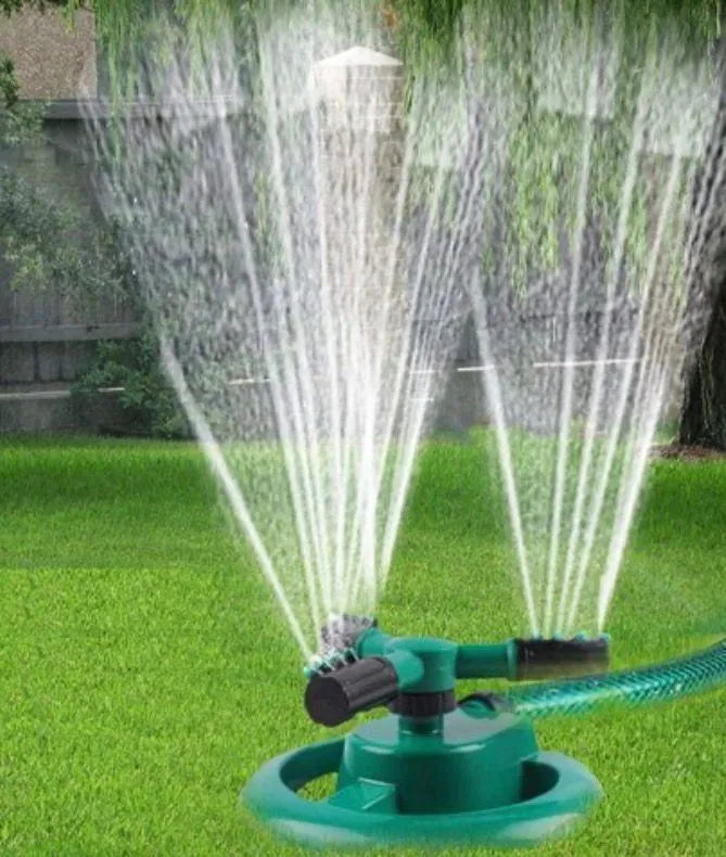 Lawn Sprinkler 3 Arm 4 Nozzle Vellgo International