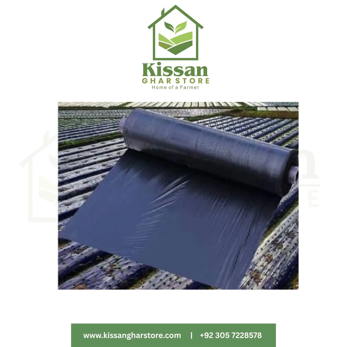 Black Ldpe Black Mulch Film 1KG, 2.5feet width