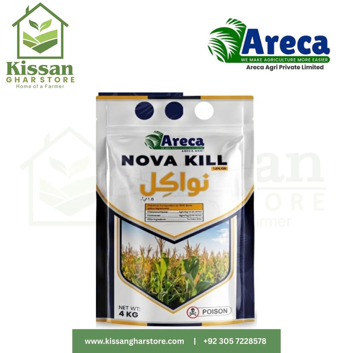 Nova Kill 1.6% GR 4 KG Areca Agri Private Limited