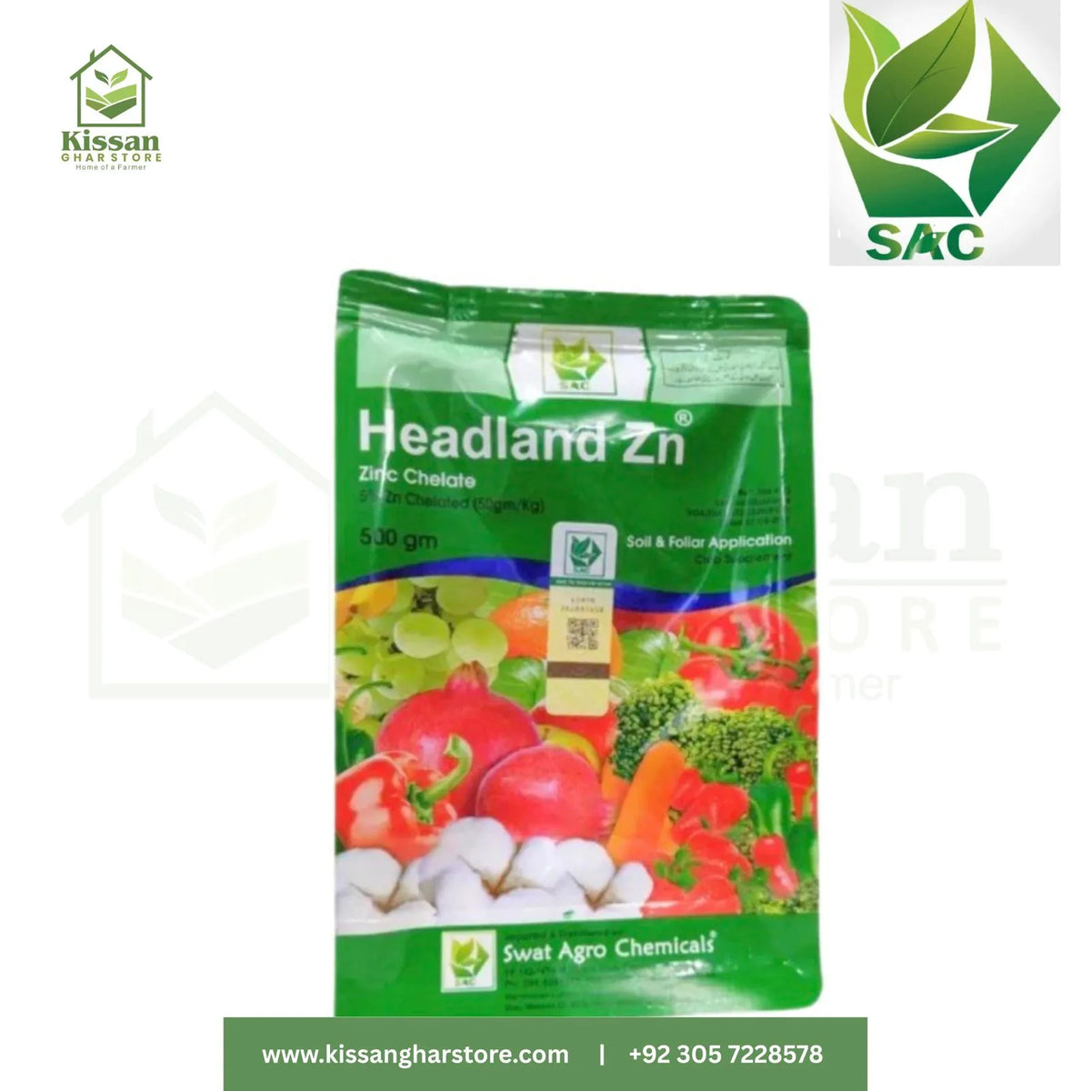 Headland Zinc 500gm Swat Agro Chemicals