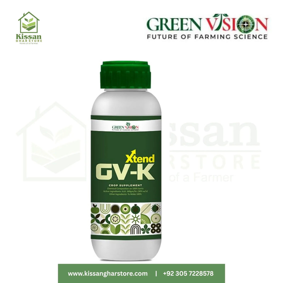 Xtend GV-K 1 Liter Crop Supplement Green Vision