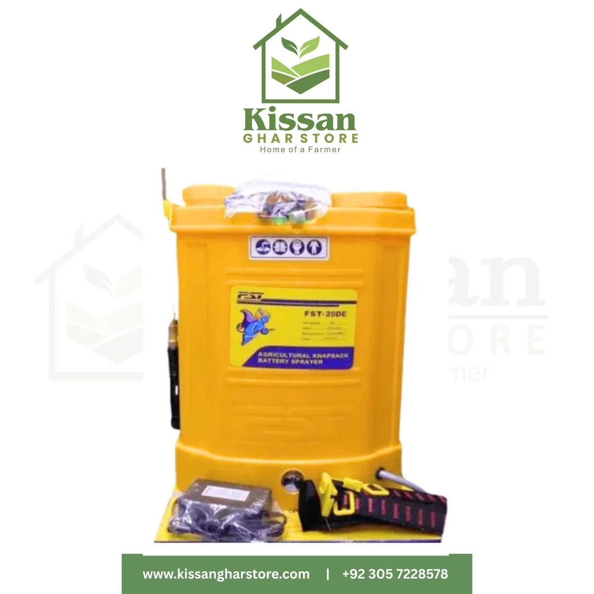 12v 15amp Electric Knapsack Battery Sprayer 20Liter 6kg  Fst Charging Spray Machine Fusite Co.