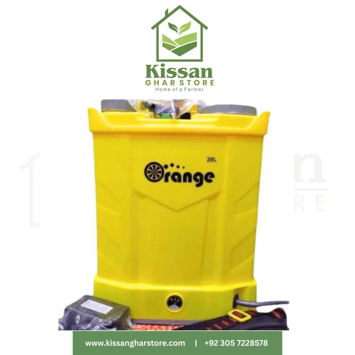12v 17amp Electric Knapsack Battery Sprayer Single Pump Orange 6kg and 20liter
