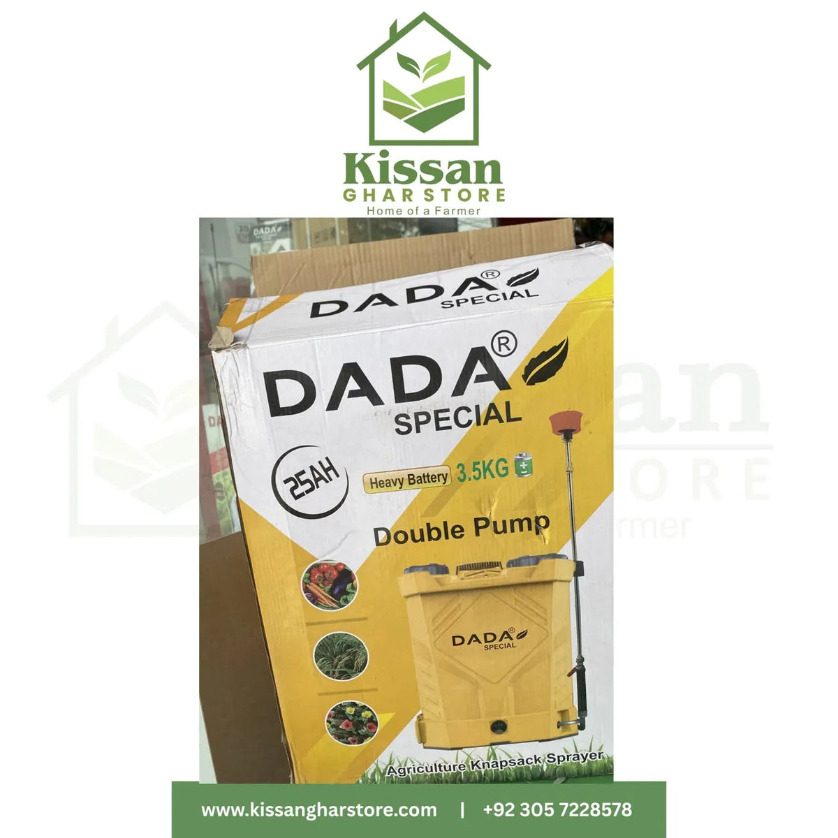 12v 20amp/18amp Electric Knapsack Battery Sprayer Double Pump Dada Charging Spray 7kg and 20Liter