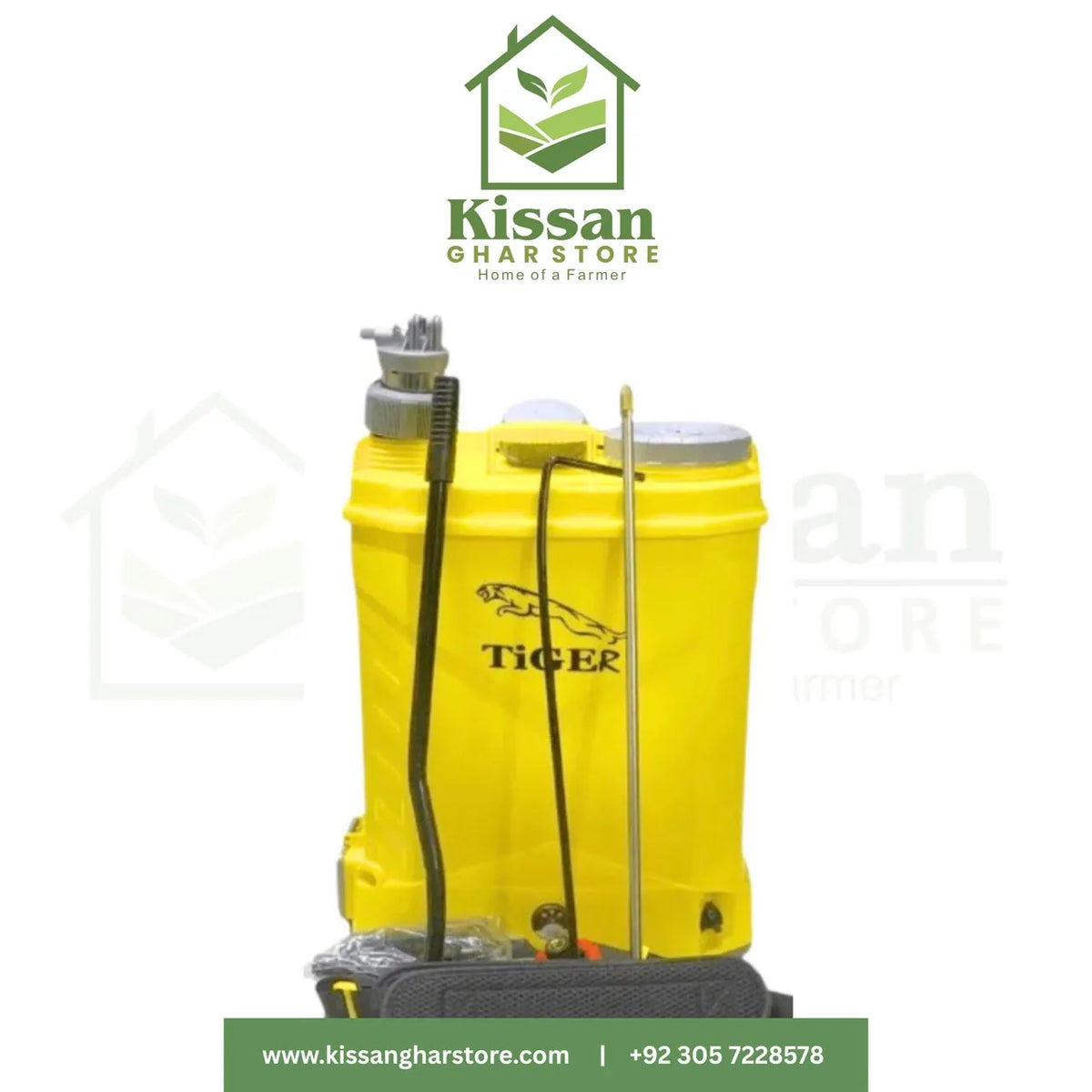 2 In 1 12v 10amp 20liter Electric Knapsack Battery Sprayer Tiger Charging