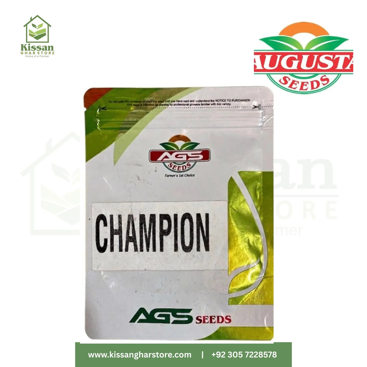 Champion 500Seeds Augusta Cucumber