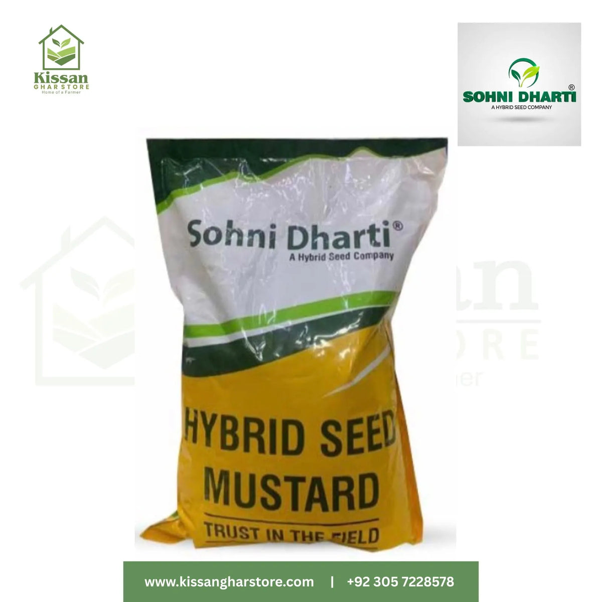 Mustard Seed 2kg SD 3024 Sarsoon Beej ( F1 Hybrid Seed Toria ) Rai Seed Sohni Dharti Oil Crop