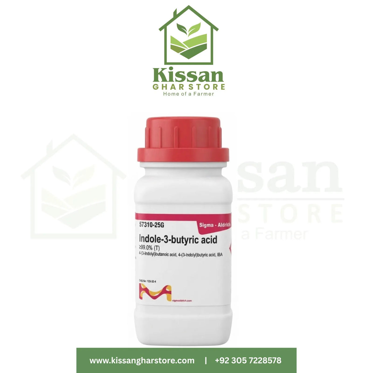 Indole-3-Butyric Acid 25GM PGR IBA suitable for plant cell culture, BioReagent 4-(3-Indolyl) Butanoic acid 4-(3-Indolyl) butyric acid for all crops USA Sigma Aldrich for cuttings, roots