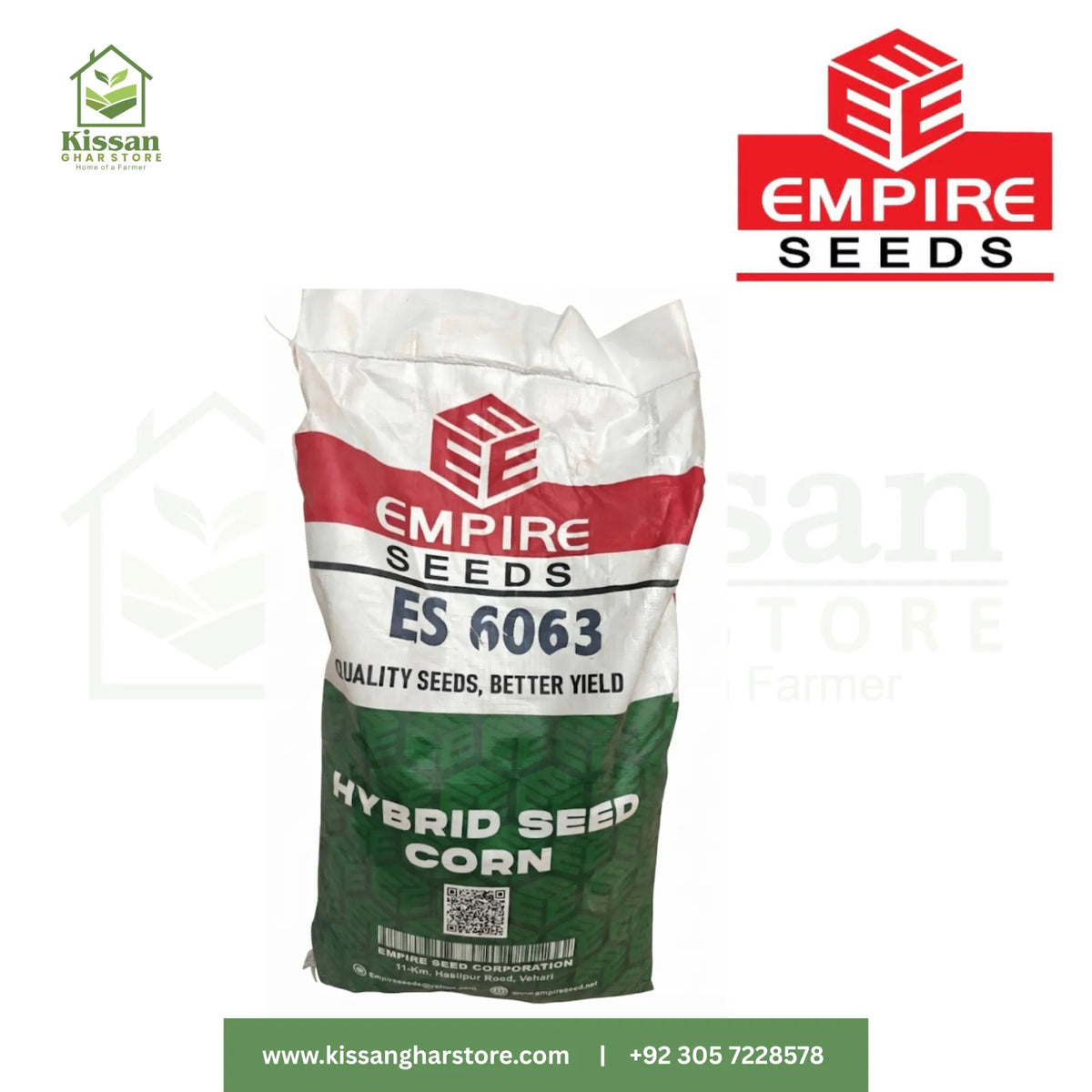 Hybrid Corn Seed ES-6063 10kg Double Cross Silage  Empire Seeds