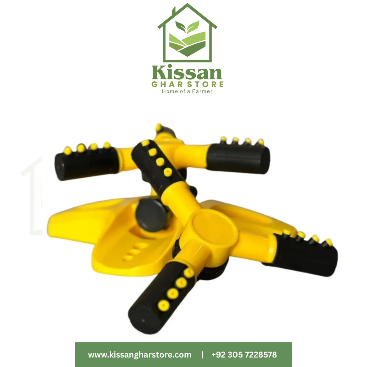 Rotary Sprinkler 360° – High-Efficiency Automatic Water Sprinkler System for Garden and Lawn Irrigation
