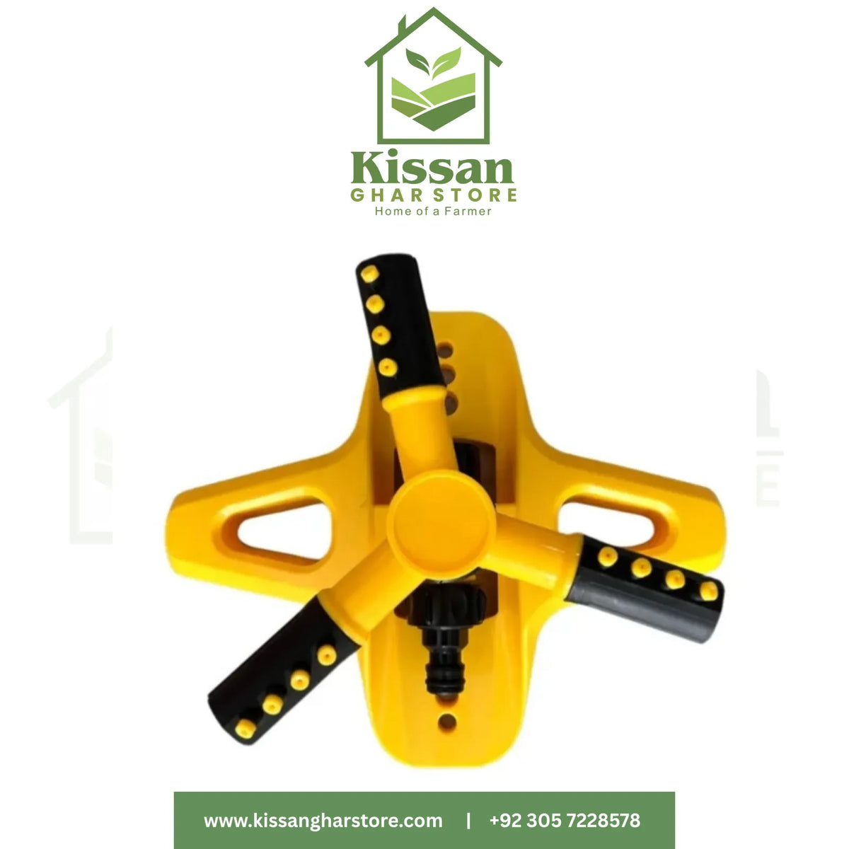 Rotary Sprinkler 360° – High-Efficiency Automatic Water Sprinkler System for Garden and Lawn Irrigation